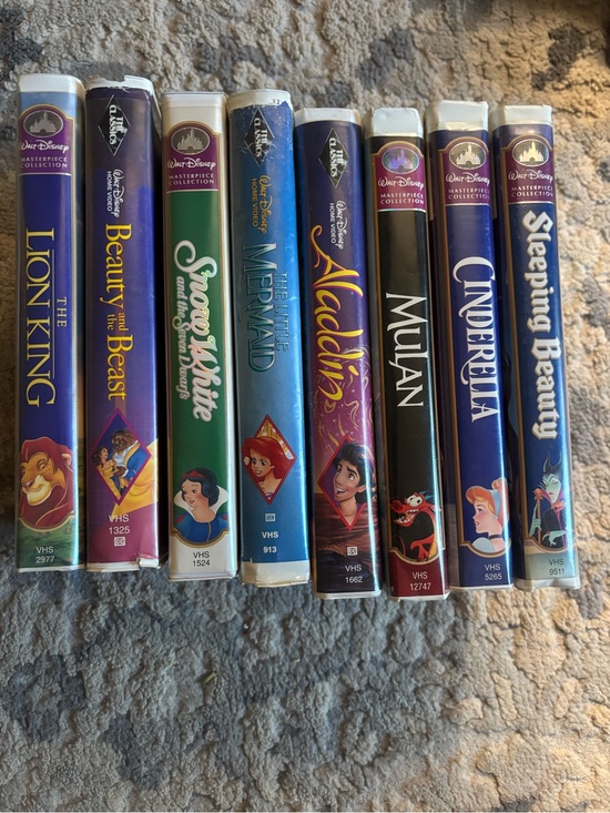 Disney Other - Disney VHS X8 used condition vintage